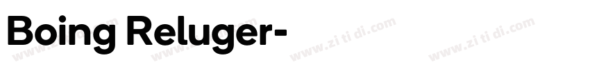 Boing Reluger字体转换